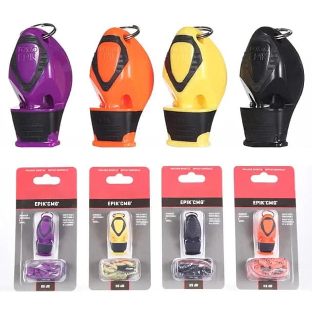Silbato profesional de fútbol, juego de baloncesto, silbato de árbitro, deportes al aire libre, silbato de sonido grande, herramienta de supervivencia para acampar y hacer senderismo