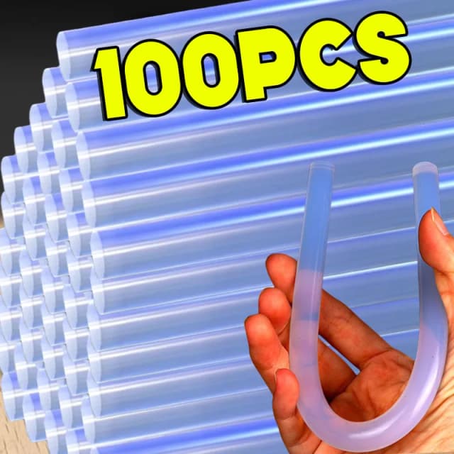 Barra de pegamento termofusible transparente, visco fuerte de 7mm/11mm, herramientas de bricolaje para el hogar, pistola de pegamento eléctrica, Kits de reparación de álbumes artesanales, venta al por mayor