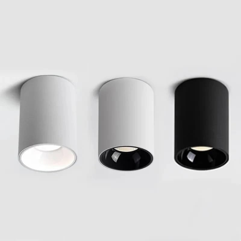 Luz de techo LED COB montada en superficie regulable 7W/9W12W/15W/20W/24W AC110V/220V luz descendente LED iluminación del hogar blanca cálida/fría