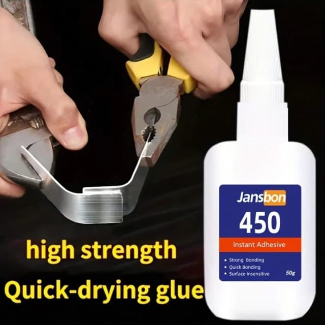 Súper pegamento de 5 segundos para zapatos/vidrio/Metal/madera/plástico, adhesivo instantáneo de resistencia Industrial de secado rápido de cerámica