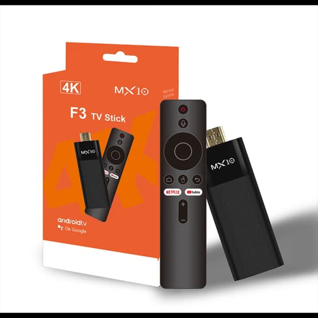 Dispositivo de TV inteligente Ultra HD 4K, dispositivo con Android, MX10-F3, Mini Home TV Stick, H313, Quad Core, Compatible con Wifi Dual 2,4/5G, 2GB de RAM, 16GB de ROM