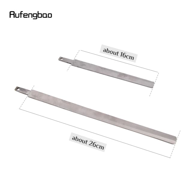 Espada oculta plana y no afilada, función de autodefensa, traje para cabeza de caña, 16cm, 26cm