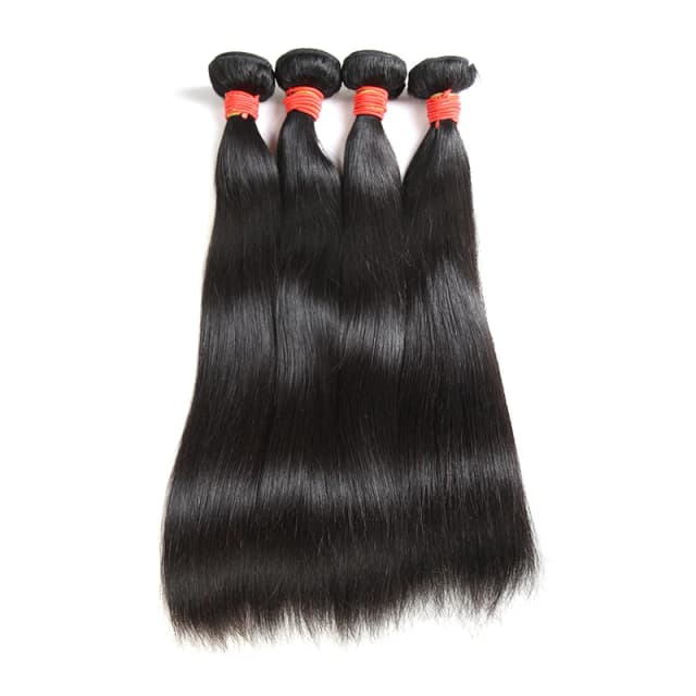 Armadura recta del cabello humano de la Virgen cruda para las mujeres sin procesar un paquete del cabello humano del donante trama brasileña blanqueada del pelo de Remy de la Virgen