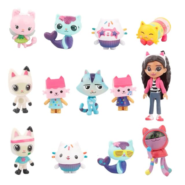 13 unids/set casa de muñecas de Gabby figura de acción muñeca bonita colección modelo Juguetes