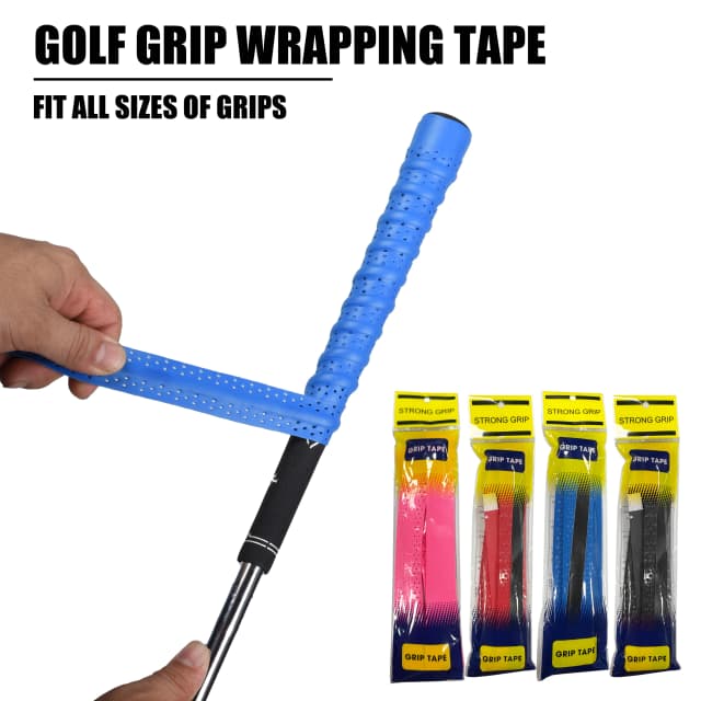Cinta de agarre para palos de Golf, cintas de envoltura antideslizantes a prueba de sudor, envoltura de PU, solución de agarre para palos de Golf de repuesto rápido