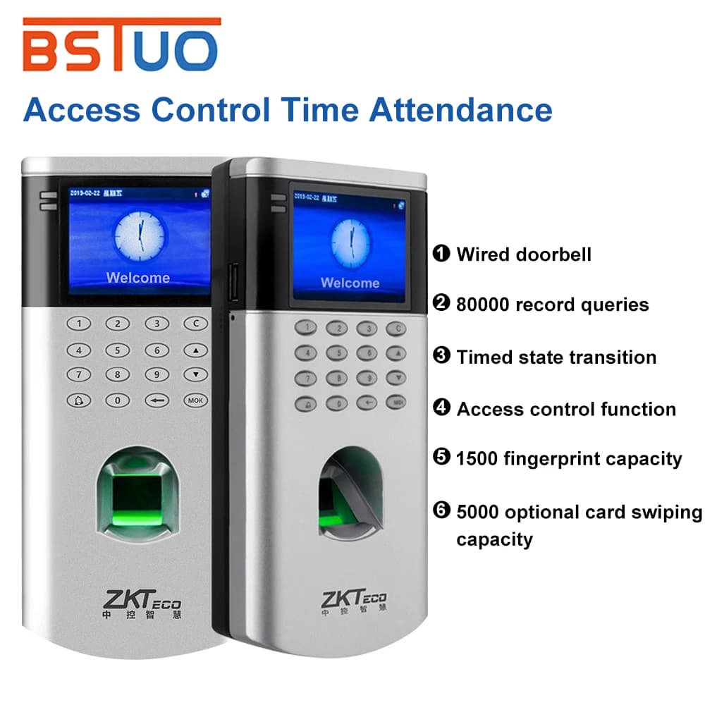 ZKTeco OF260 máquina de asistencia de huellas dactilares IP inteligente biométrico tiempo de asistencia reloj registrador empleado