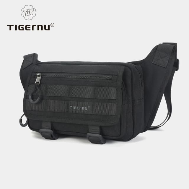 Garantía de por vida, bolso de pecho con cremallera para hombre, bolso de mensajero para exteriores, bolso de transporte para caza, bolso bandolera para senderismo, riñonera para hombre