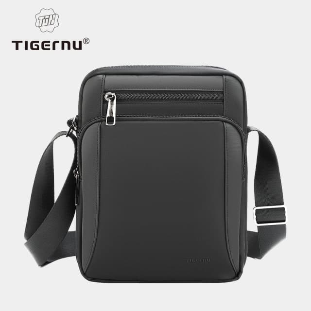 Bolso de hombro para hombre con garantía de por vida, bandolera de negocios para hombre, bolso cruzado impermeable para hombre, bolso de hombro ligero